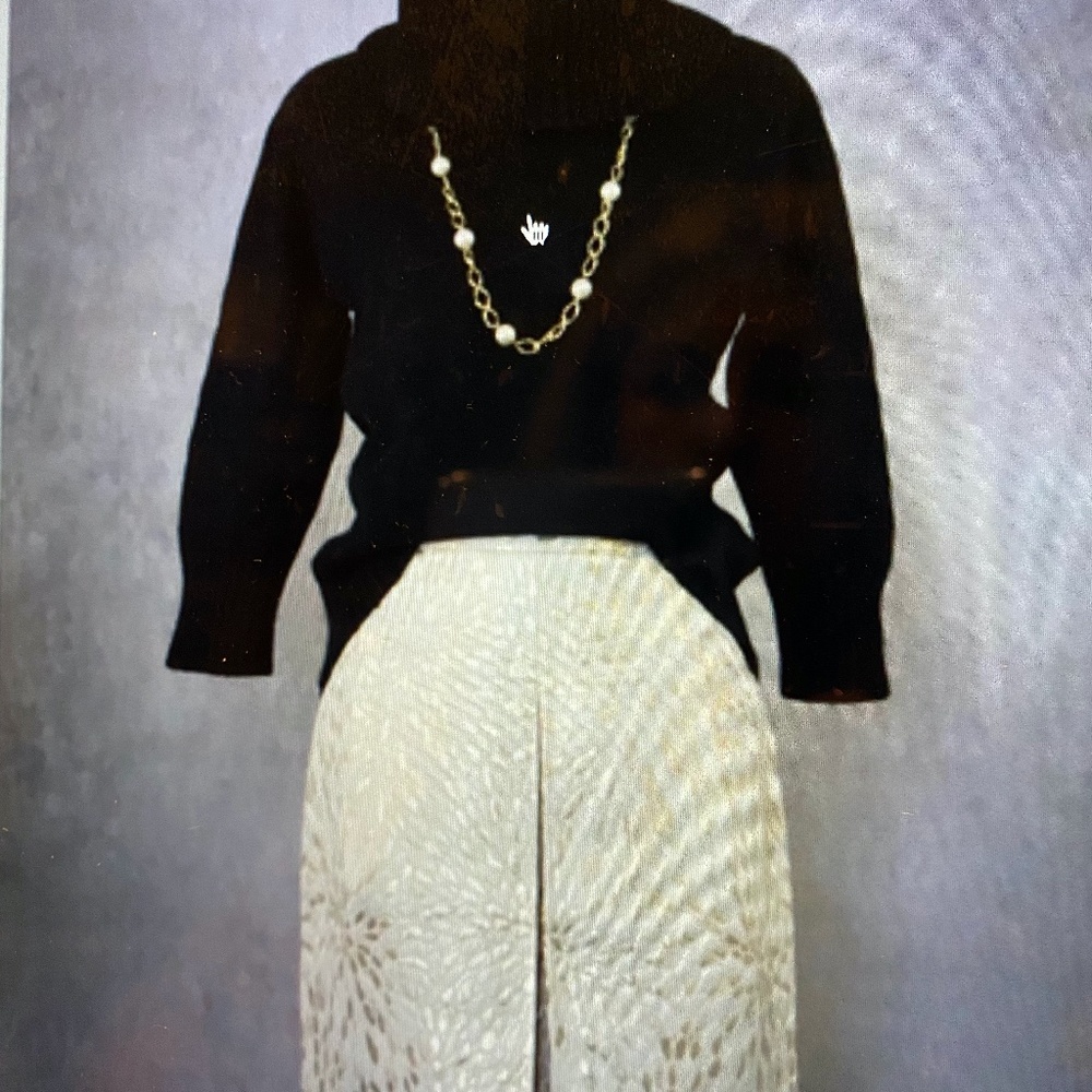 Beautiful Etcetera champagne gold skirt